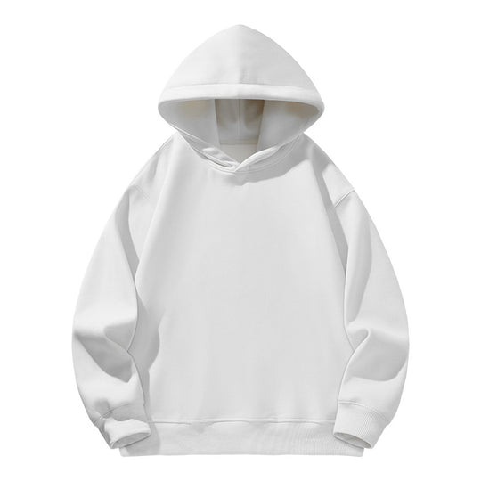 Damen Oversize Kapuzenpullover aus weichem Baumwollmix mit geripptem Saum und Raglanärmeln Nord Taschen