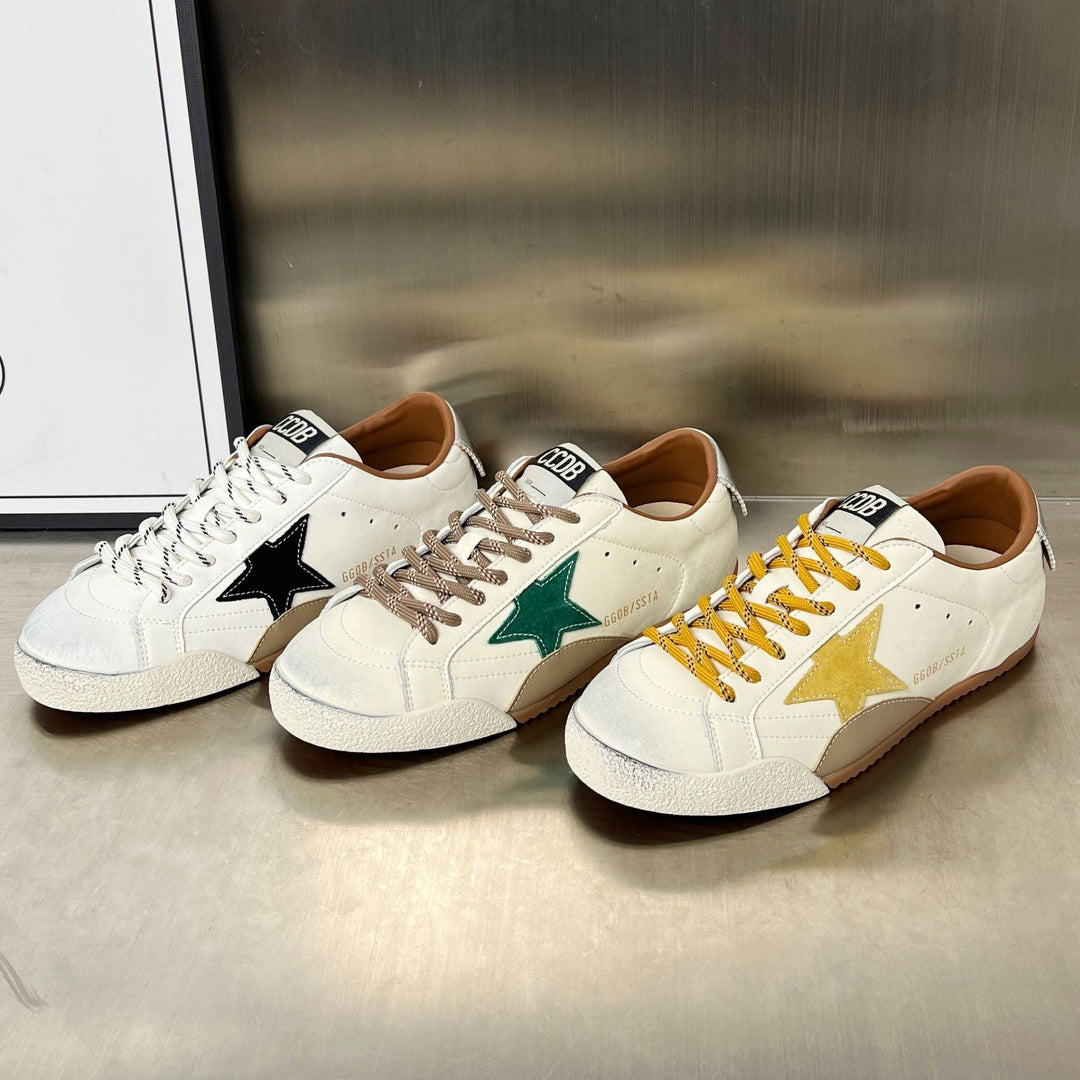 Damen Sneakers im sportlichen Design mit markantem Stern-Detail und ergonomischer Dämpfung