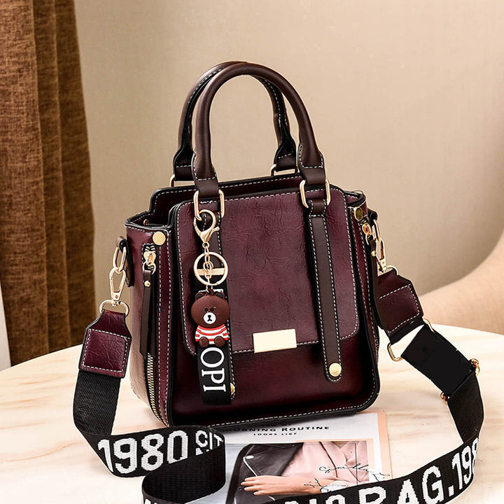 Damen elegante Schultertasche mit abnehmbarem Tragegurt Nord Taschen