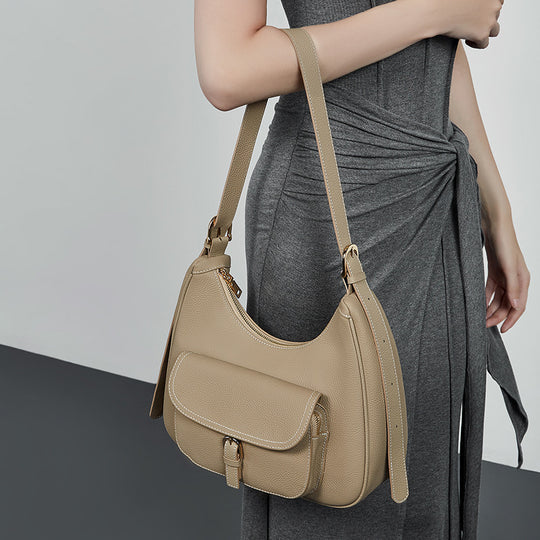 Damen Hobo-Tasche mit abnehmbarem Schulterriemen und zwei praktischen Fächern Nord Taschen
