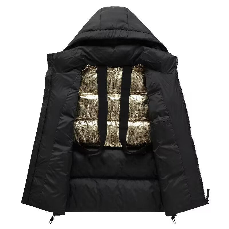 Herren Thermo-Parka mit reflektierender Wärmefutter‑Innenlage und Tragegurten Nord Taschen
