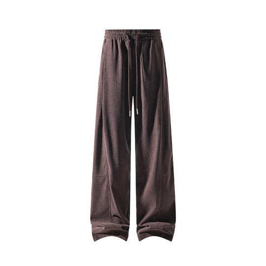 Herren Weite Baumwollmix-Jogginghose im Oversize-Schnitt mit Tunnelzug und Seitentaschen Nord Taschen
