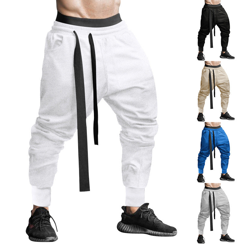 Herren Sportliche Relaxed Fit Jogginghose mit verstellbarem Bund