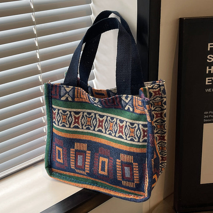 Damen Tragetasche mit modernem Ethnolook und robustem Innenfutter Nord Taschen