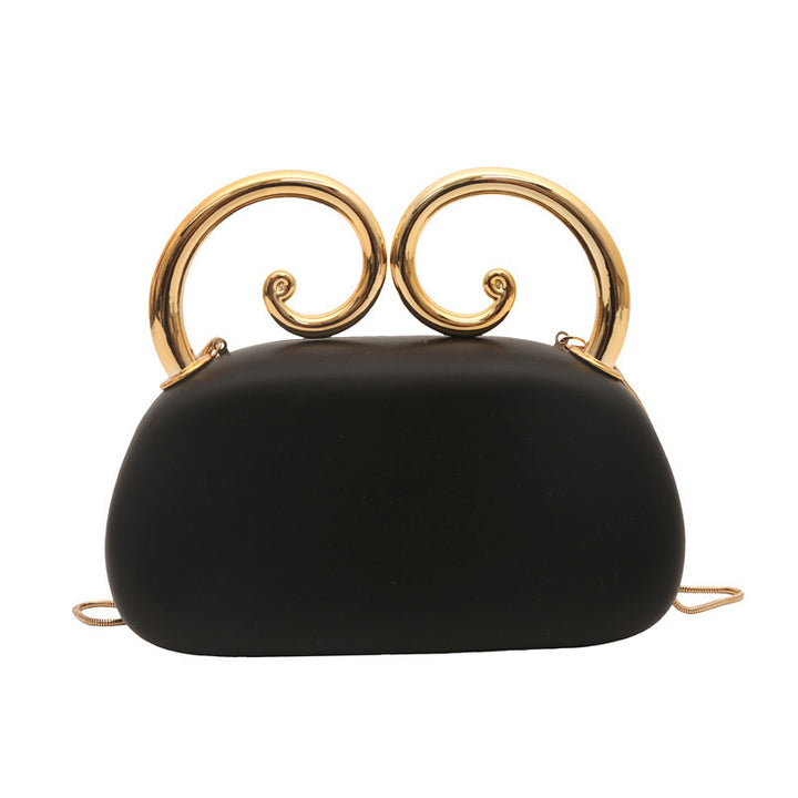 Damen originale Clutch mit elegantem spiralförmigen Verschluss Nord Taschen