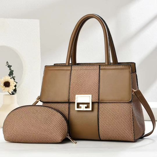 Damen elegante Handtasche mit abnehmbarer Kosmetiktasche Nord Taschen
