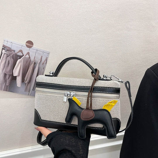 Damen elegante Handtasche mit einzigartigem tierischen Anhänger Nord Taschen