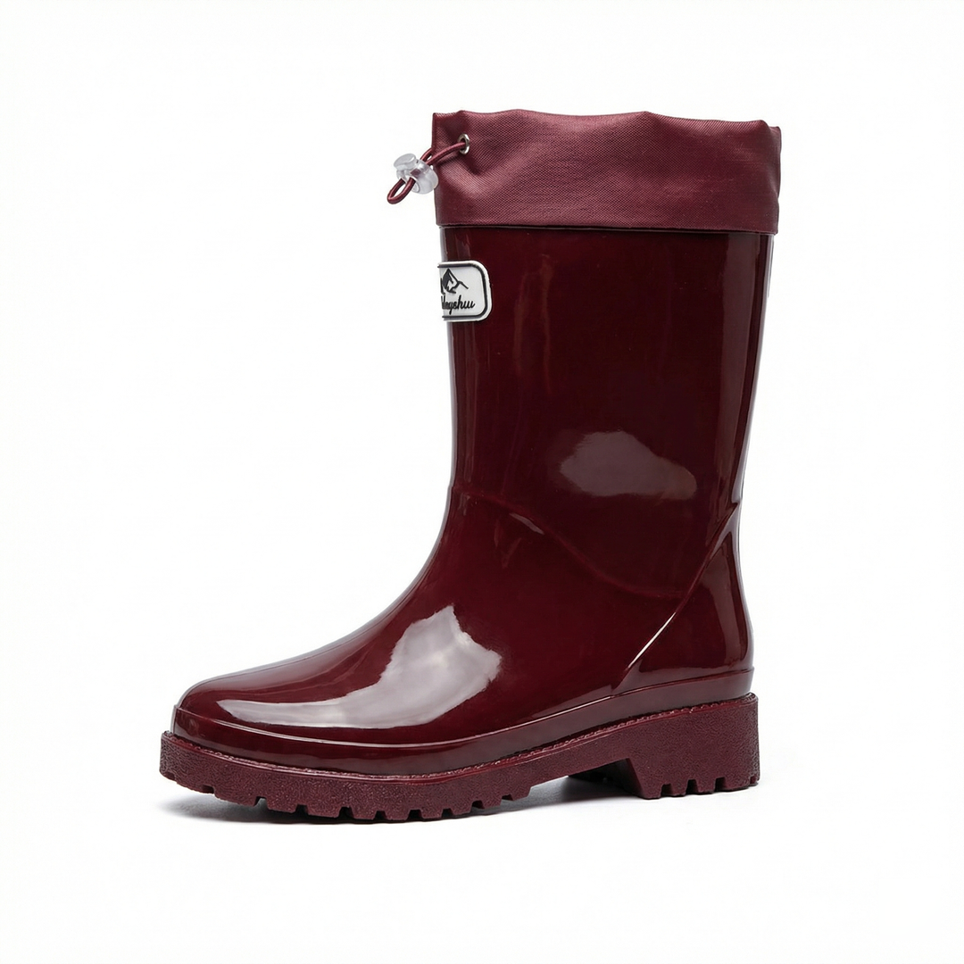 Damen Hochwertige und Stylische Gummistiefel mit Verstellbarem Schnürsystem Nord Taschen