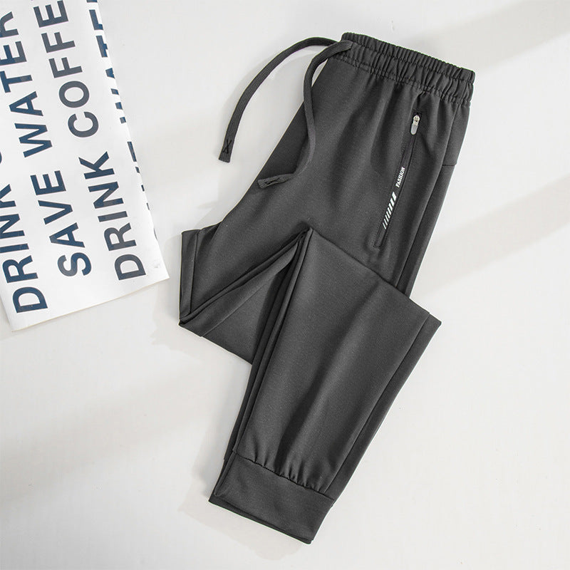Herren Sportliche Jogginghose mit Reißverschlusstaschen Elastischem Bund und Schlankem Schnitt Nord Taschen