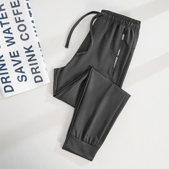 Herren Sportliche Jogginghose mit Reißverschlusstaschen Elastischem Bund und Schlankem Schnitt Nord Taschen