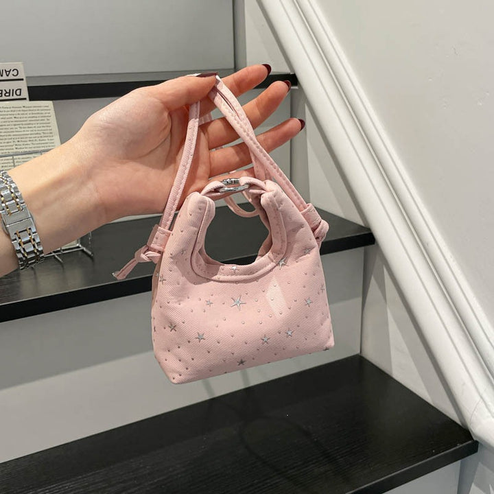 Damen Mini-Umhängetasche mit Sternenmuster Nord Taschen