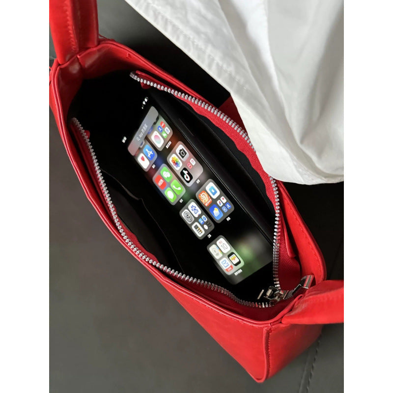 Damen Hobo-Tasche mit eleganter Schleifenverzierung und geschmeidiger Oberfläche Nord Taschen