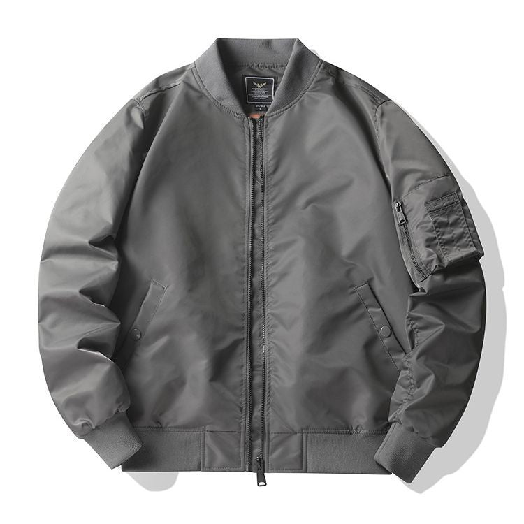 Men's  low-profile utility bomber jacket with two-way concealed zip and sleeve tool pocket Nord Taschen