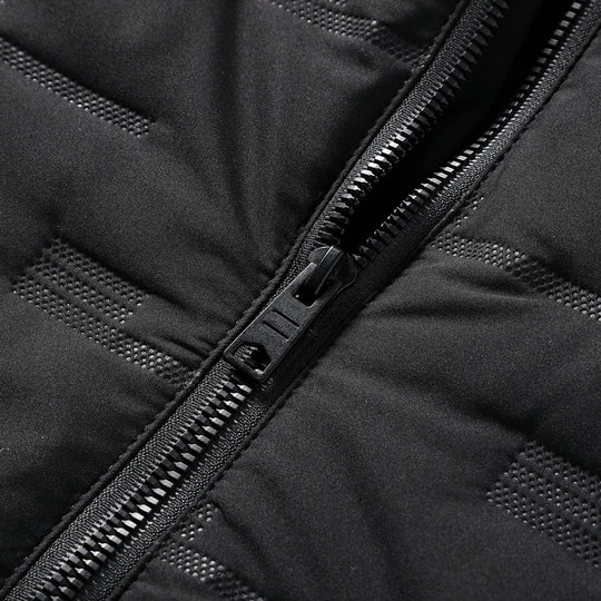 Herren Gefütterte Steppjacke mit Kapuze und geometrischer Steppung Nord Taschen