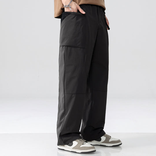Herren Weite Utility-Cargohose im Relaxed-Fit mit aufgesetzten Taschen Nord Taschen