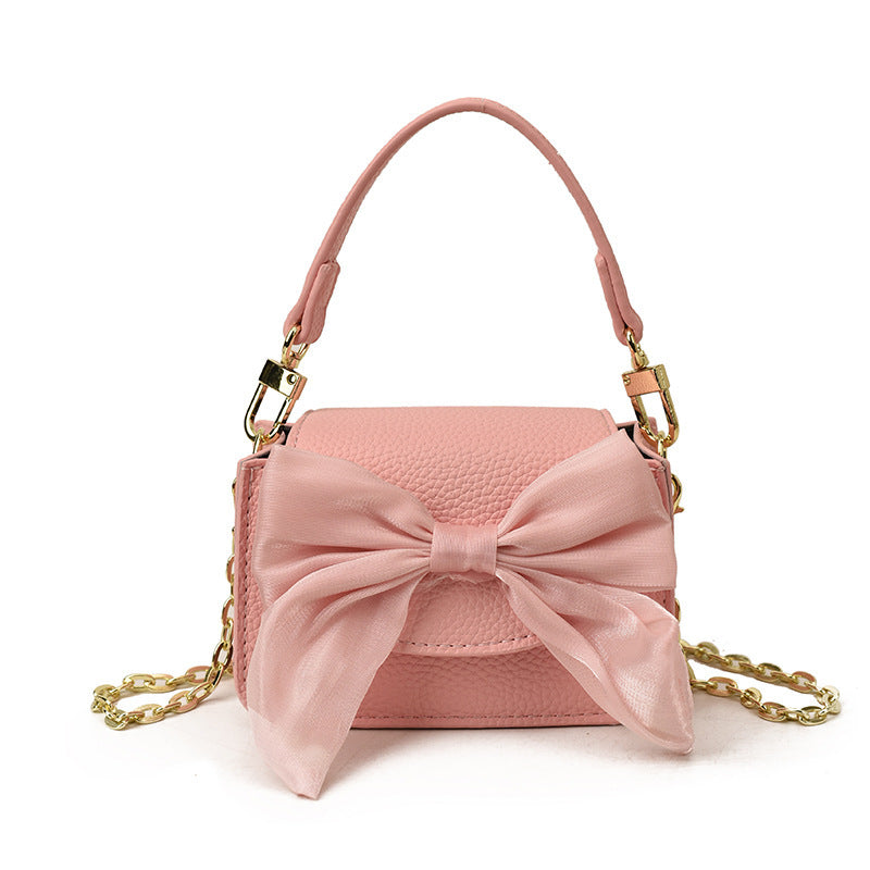 Damen Mini-Handtasche mit dekorativem Schleifen-Design Nord Taschen