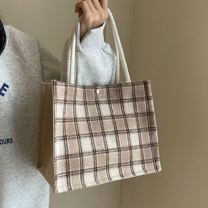 Damen tragbare Baumwoll Shopper-Tasche Nord Taschen