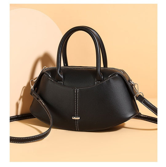 Damen Handtasche mit modernem, geschwungenem Design und abnehmbarem Schulterriemen Nord Taschen