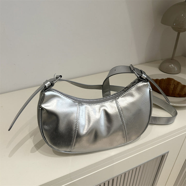 Damen Handtasche mit strukturiertem Kunstleder und verstellbarem Schulterriemen Nord Taschen