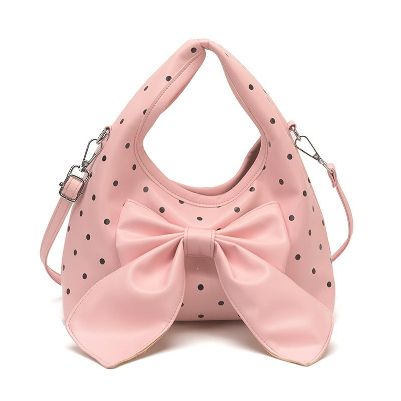 Damen modische Handtasche mit verspieltem Schleifenmotiv Nord Taschen