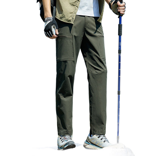 Herren Technische Trekkinghose mit Stretch wasserabweisender Oberfläche und Cargo-Taschen Nord Taschen