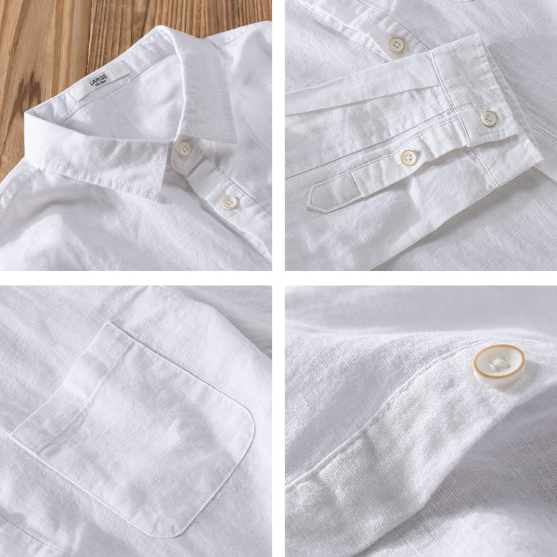 Herren Overshirt aus Baumwollmix mit Brusttasche und lockerem Schnitt Nord Taschen