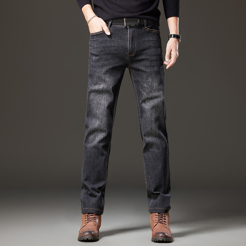 Herren Jeans im geraden Schnitt aus Stretch-Denim mit klassischem fünf‑Taschen‑Schnitt Nord Taschen