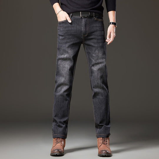 Herren Jeans im geraden Schnitt aus Stretch-Denim mit klassischem fünf‑Taschen‑Schnitt Nord Taschen