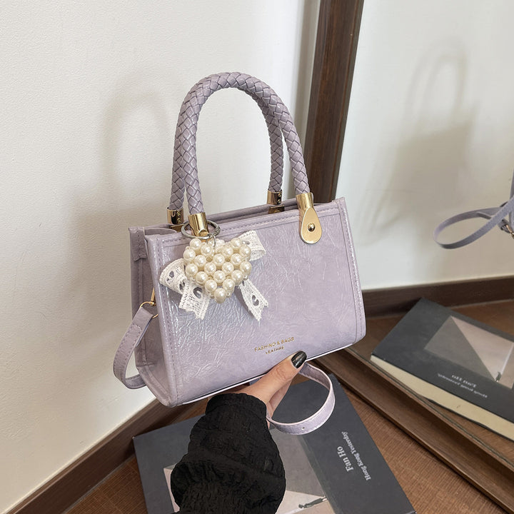 Damen elegante Handtasche im modernen Design mit strukturiertem Obermaterial Nord Taschen