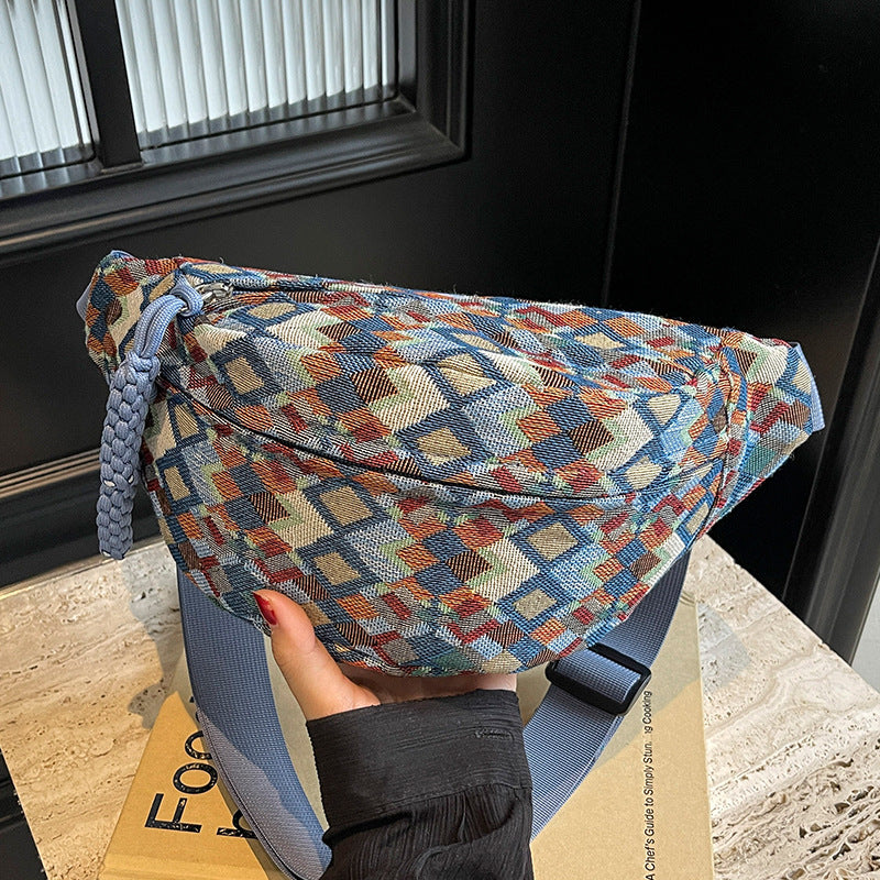 Damen modische Rucksacktasche mit geometrischem Design Nord Taschen