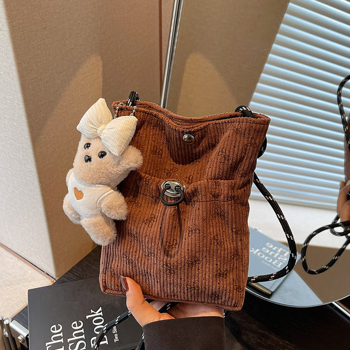 Damen Mini-Umhängetasche mit floralem Design Nord Taschen