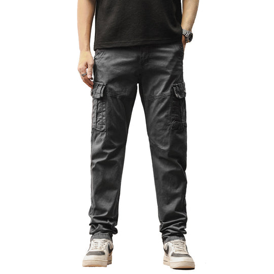 Herren Utility-Cargo-Hose im Vintage-Workwear-Look mit verstärkten Kniepartien und extra Stauraum Nord Taschen