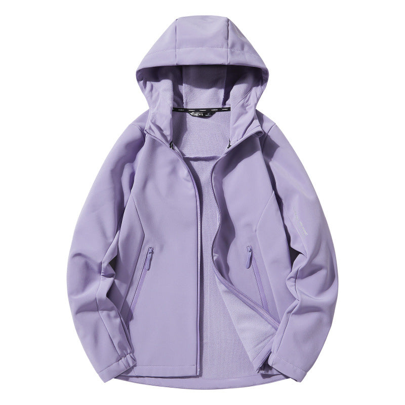 Herren Leichte Softshell-Kapuzenjacke mit Fleece-Innenfutter und wasserabweisender Oberfläche Nord Taschen