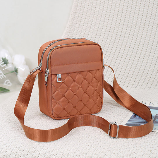 Damen multifunktionale Umhängetasche mit gestepptem Design Nord Taschen