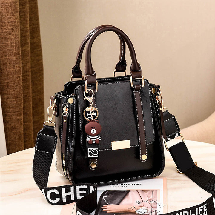 Damen elegante Schultertasche mit abnehmbarem Tragegurt Nord Taschen