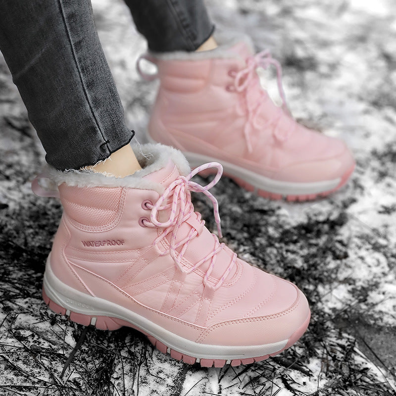 Damen Wasserfeste Winterstiefel mit isolierendem Futter und rutschfester Sohle Nord Taschen