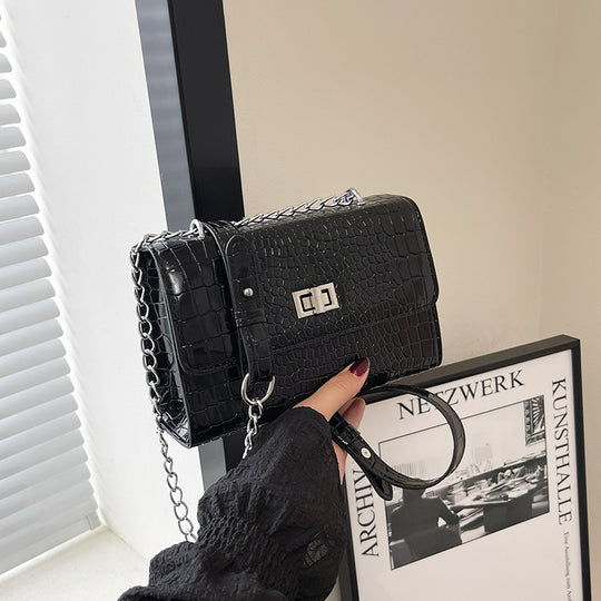 Damen Umhängetasche mit elegantem Krokodil-Design Nord Taschen