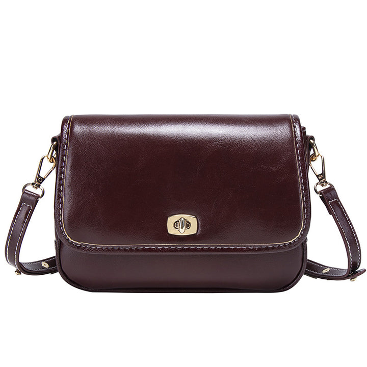 Damen Umhängetasche mit eleganter Klappenöffnung und luxuriösem Kunstleder Nord Taschen