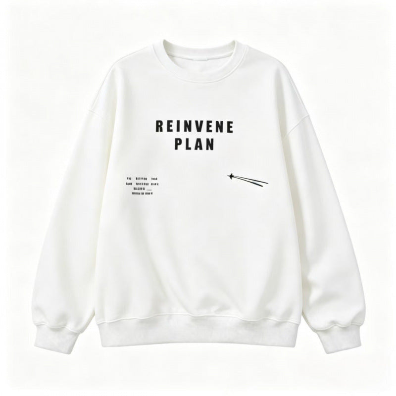 Unisex Oversize-Sweatshirt mit Rundhalsausschnitt, Statement-Print und French-Terry-Innenfutter Nord Taschen