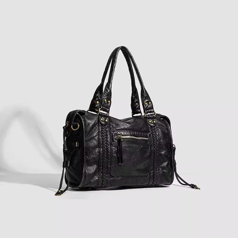 Damen Tragetasche mit eleganten Details und robustem Reißverschluss Nord Taschen