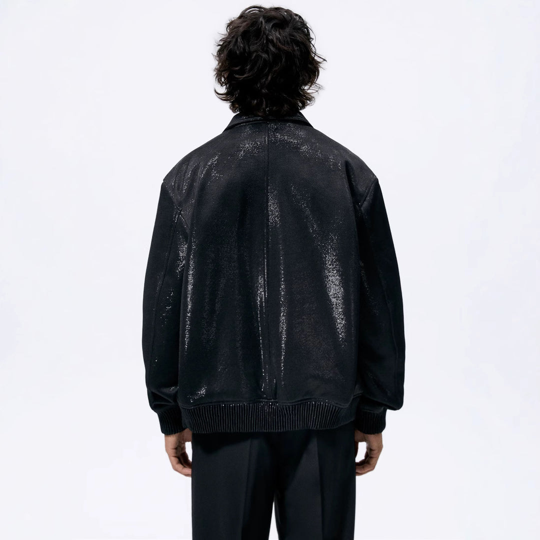Herren Leichte Fieldjacke aus technischem Material mit aufgesetzten Pattentaschen und Stehkragen Nord Taschen