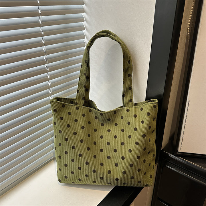 Damen Tragetasche mit verspieltem Punkte-Design Nord Taschen