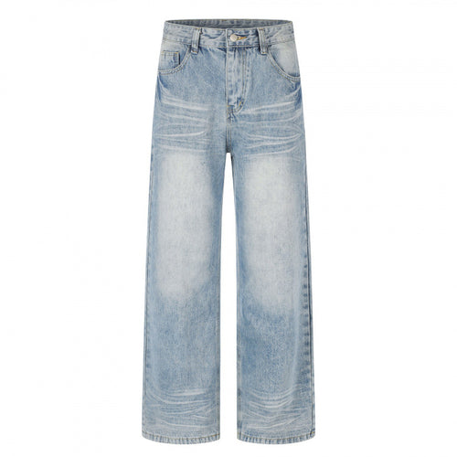 Damen Kurz geschnittene High‑Waist Culotte-Jeans mit weitem Bein, Retro‑Wash und softer Denimqualität Nord Taschen