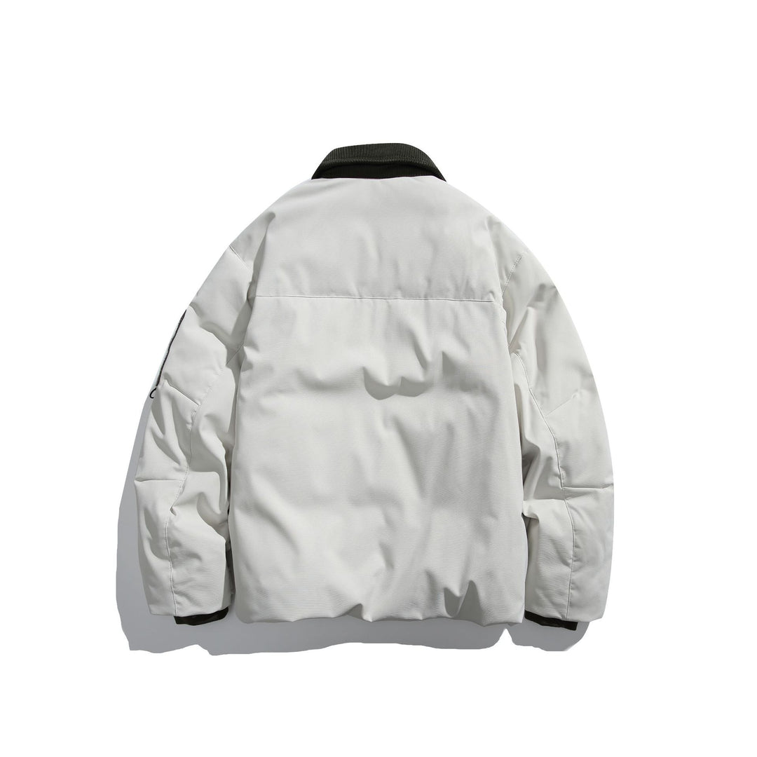 Herren Isolierte Fieldjacke im Workwear-Stil mit Cordkragen, Ellenbogen-Patches und aufgesetzten Taschen Nord Taschen