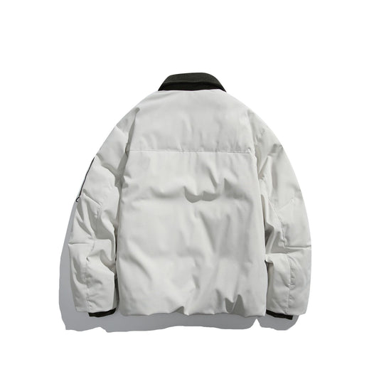 Herren Isolierte Fieldjacke im Workwear-Stil mit Cordkragen, Ellenbogen-Patches und aufgesetzten Taschen Nord Taschen