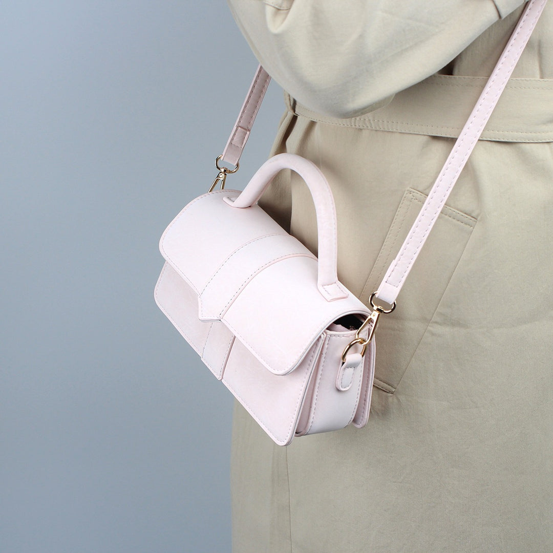 Damen elegante Handtasche im klassischen Klappdesign Nord Taschen