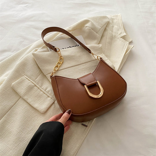 Damen Umhängetasche mit modernem Design und eleganter Schnallenverzierung Nord Taschen