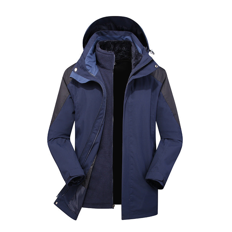 Damen zweilagige Softshelljacke mit herausnehmbarer Teddyfleece-Innenjacke und verstellbarer Kapuze Nord Taschen