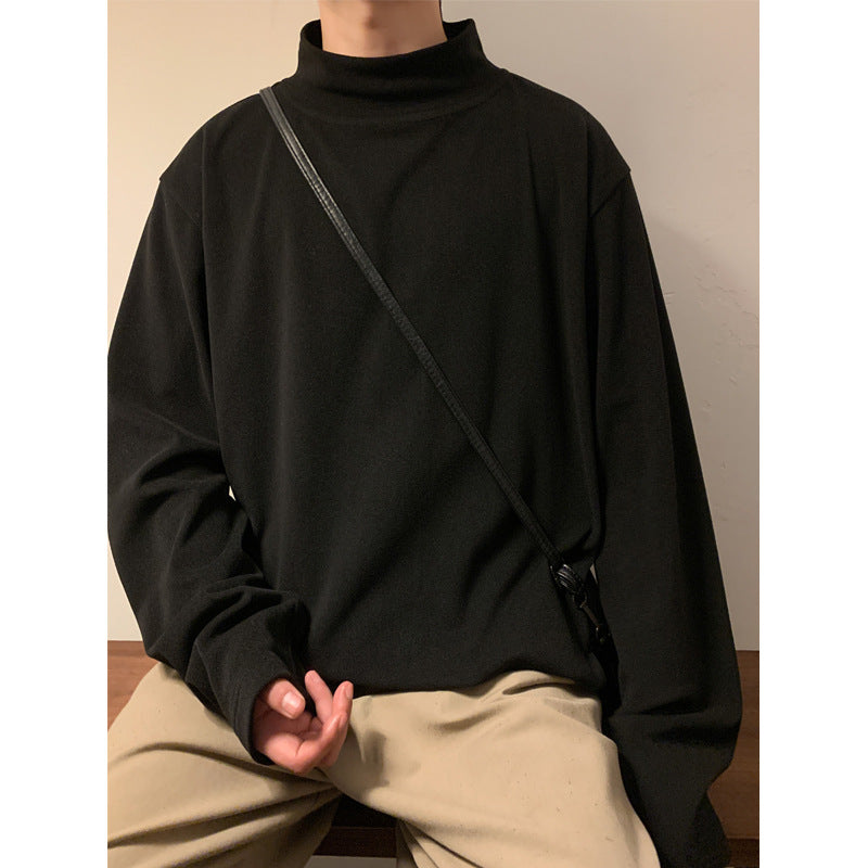 Herren Lässiger Rollkragen Pullover Nord Taschen