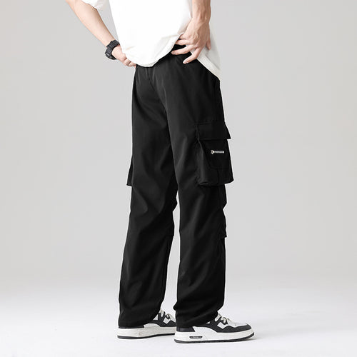 Herren Multifunktionale Cargo-Loungehose mit elastischem Tunnelzugbund, Mehrfachtaschen & verstellbarem Beinabschluss Nord Taschen